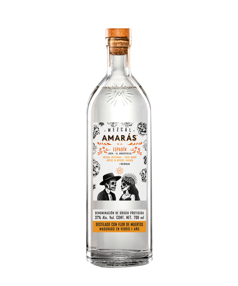 Espadín Destilado con Flor de Muertos